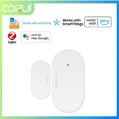 CORUI EWelink ZigBee Inteligentný senzor okien, dverí, brány, detektor inteligentného domáceho bezpečnostného alarmu Alexa Google Home Inteligentný domáci gadget