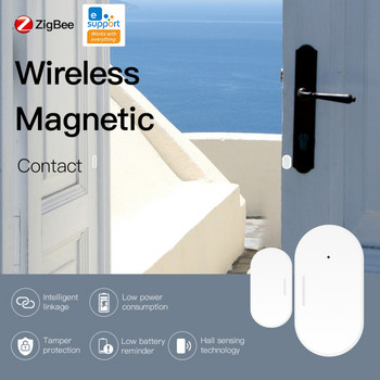 CORUI EWelink ZigBee Smart Window Door Gate Sensor Detector Smart Home Security Alarm System Alexa Google Home Smart Home Gadget