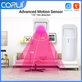 Tuya WIFI PIR senzor pokreta Detektor ljudskog tijela Pametni senzor pokreta Smart Life APP Alarm Bežična kućna sigurnosna zaštita