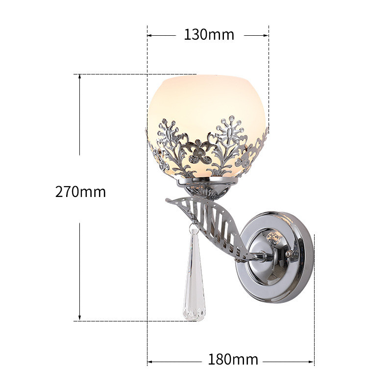 Μοντέρνο φωτιστικό τοίχου Led Iron Craft Απλό Υπνοδωμάτιο δίπλα στο κρεβάτι Δημιουργικό σαλόνι Τηλεόραση φόντου Σκάλες τοίχου Φωτιστικό τοίχου διάδρομος