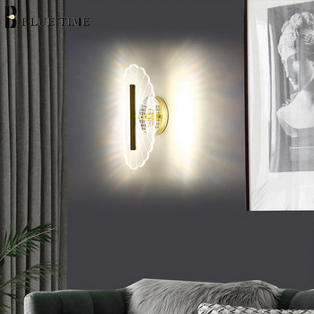 Модерни LED стенни лампи Домашна вътрешна стенна лампа за всекидневна Спалня Нощно осветление Светлини за коридор Коридор Декор Осветителни тела