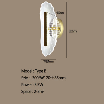 Moodsad LED-seinavalgustid Kodu siseruumides kasutatavad seinavalgustid elutuppa magamistuppa voodivalgustid koridorivalgustid koridorivalgustid Dekoratsioonivalgustid
