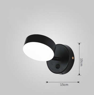 Lămpi de perete cu LED, auriu, negru, fier, sufragerie, dormitor, noptiera, corpuri de iluminat pentru interior, corpuri de iluminat, comutator, lampă cu baghetă, aplice industrială