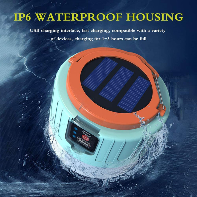 Tavasz-nyár szabadtéri kemping vészhelyzeti távirányítós lámpa LED napelemes újratölthető szuperfényes éjszakai piac izzós munkalámpa