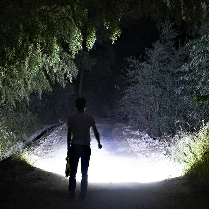 Újratölthető LED zseblámpa Mini zoom zseblámpa kültéri kemping erős lámpa lámpás vízálló taktikai zseblámpa