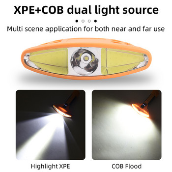 Многофункционално преносимо COB LED фенерче 4 режима на осветяване Къмпинг фенер Акумулаторна магнитна ремонтна работна светлина Аварийна светлина