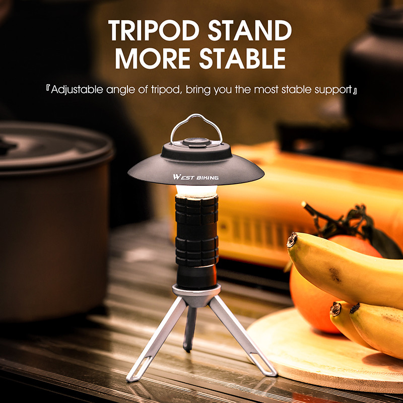 Prenosné kempingové svetlo s magnetickým USB nabíjateľným 3 režimami osvetlenia, stan, kempingové svetlo, vonkajšie LED svietidlo, retro lampa