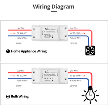 16A 10A 100-240V WIFI Breaker Relay Smart Home Джаджи Casa Интелигентен превключвател за гласово управление за Apple Homekit Alexa Google Home