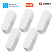 Vibračný senzor Tuya Zigbee, pohyb v reálnom čase, otrasový alarm, inteligentné ovládanie domácnosti prostredníctvom Smart Life, funguje s bránou Tuya Zigbee