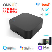 ONNDO Tuya Smart RF IR Telecomandă WiFi Smart Home pentru aer condiționat TOATE TV LG TV Funcționează cu suport Alexa, Google Home