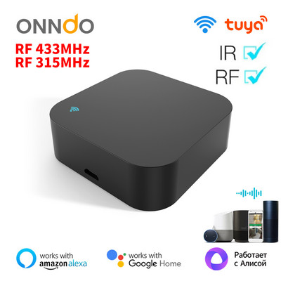 ONNDO Tuya Smart RF IR tālvadības pults WiFi viedā māja gaisa kondicionētājam VISIEM televizoriem LG televizors darbojas ar atbalstu Alexa, Google Home