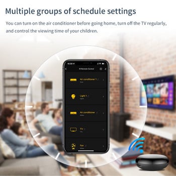 WiFi Tuya Smart Универсално IR дистанционно управление за климатик TV DVD Smart Life Home Automation Работа за Google Home Alexa