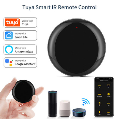 WiFi Tuya Smart universālā IR tālvadības pults gaisa kondicionētājam TV DVD Smart Life mājas automatizācija Darbs Google mājas lapai Alexa