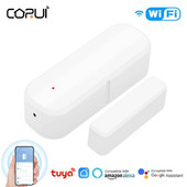 CORUI Tuya Smart WiFi Door Magnetic Alarm Detector Senzor vrata Senzor prozora Kontrola aplikacije Podržava Alexa Google Home Assistant