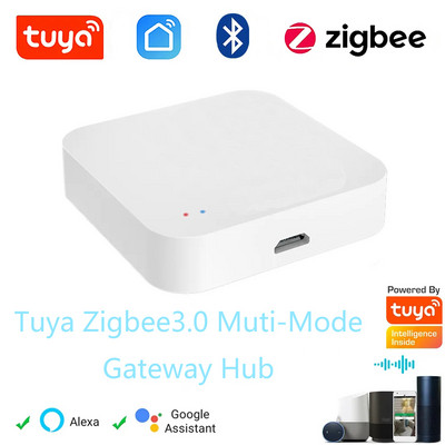 Tuya Smart Zigbee3.0 Bluetooth Multi-mode Gateway Hub για Smart Home Συσκευές Zigbee Λειτουργεί με Smart Life Alexa Google Home