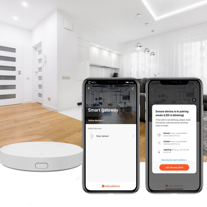 Tuya Smart Gateway Hub mitme mudeli Smart Home Bridge WiFi Bluetooth ZigBee APP juhtmeta kaugjuhtimispult Alexa Google Home