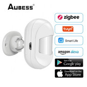 Tuya Inteligentný senzor ľudského tela Inteligentný bezdrôtový ZigBee bezpečnostný domáci alarmový systém PIR senzor pohybu Použitie s bránou Tuya ZigBee3.0