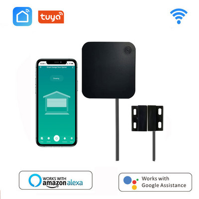 Tuya WiFi Intelligens garázsajtó nyitó vezérlő WiFi kapcsoló Alexa nyitás Google Home Távirányító Kapcsolat Hangportál