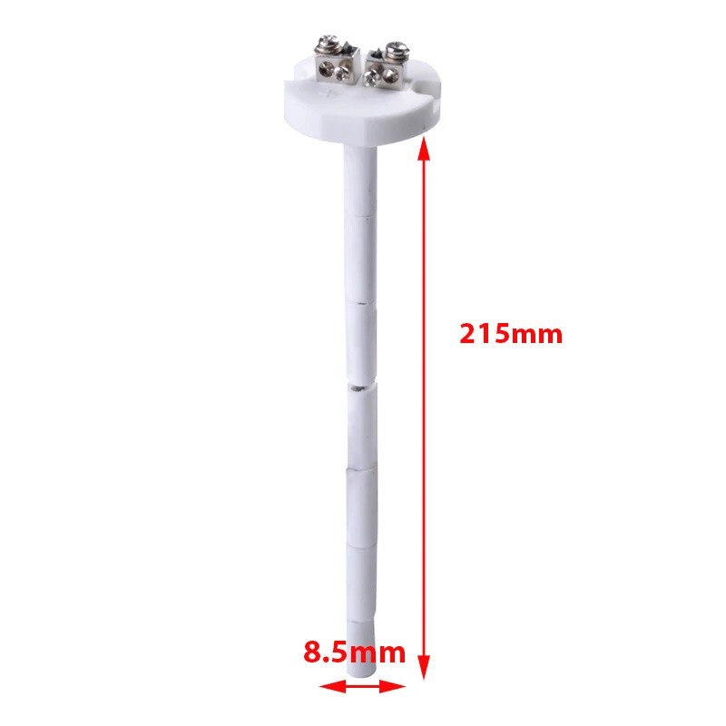 Θερμοστοιχείο υψηλής θερμοκρασίας τύπου S τύπου S για κεραμικό φούρνο 2372 Fahrenheit 1300 μοιρών WRP-100 Θερμοστοιχείο