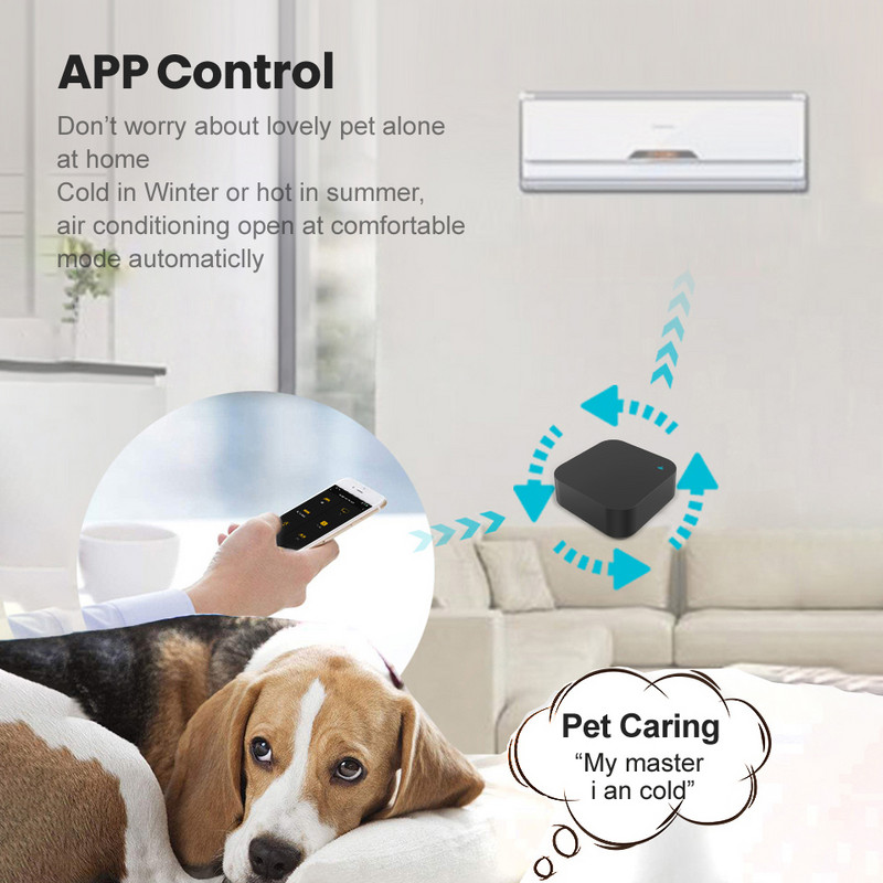 Telecomandă ONNDO Tuya WiFi IR Control vocal universal pentru controlul casei inteligente pentru TV DVD AUD AC Funcționează cu Alexa Google Home