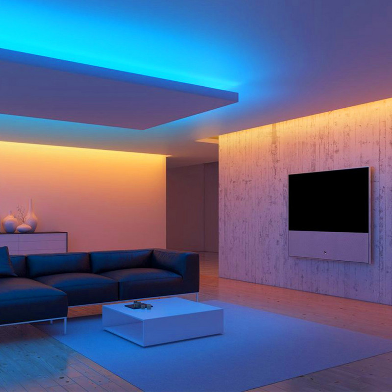 Alexa Google Home Tuya Control vocal Smart Home Bluetooth WiFi Telecomandă fără fir Comutator tactil Senzor LED Comutatoare de lumină 24V Dimmer