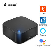 Inteligentné IR diaľkové ovládanie S06 Tuya funguje s infračerveným diaľkovým ovládačom Amz Alexa Google Home + snímačom teploty a vlhkosti WIFI