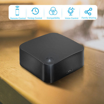 Το S06 Tuya Smart IR τηλεχειριστήριο λειτουργεί με το Amz Alexa Google Home + Αισθητήρας υγρασίας θερμοκρασίας Τηλεχειριστήριο υπέρυθρων WIFI