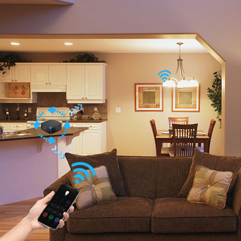 Inteligentné IR diaľkové ovládanie S06 Tuya funguje s infračerveným diaľkovým ovládačom Amz Alexa Google Home + snímačom teploty a vlhkosti WIFI