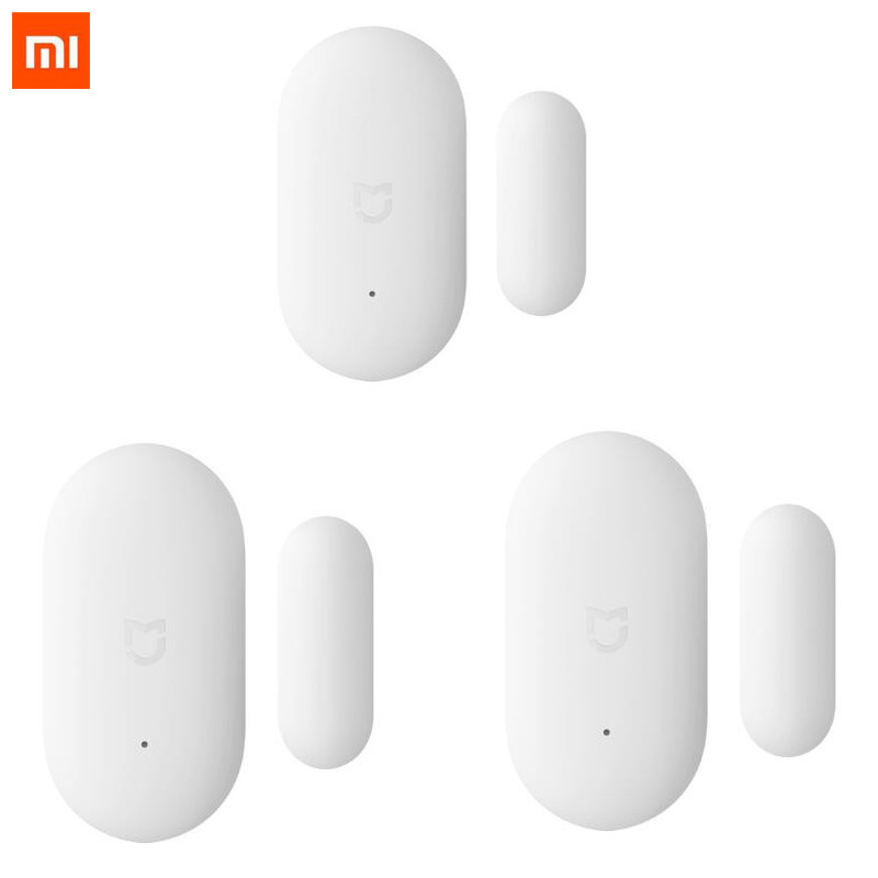 Original Xiaomi Mijia Mini senzor inteligent pentru ușă fereastră dimensiune de buzunar Smart Home Lumini automate pentru aplicația MIhome Vânzare la pachet