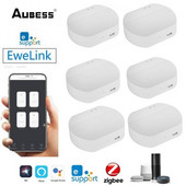 AUBESS EWelink ZigBee Smart Gateway Aplicație fără fir Smart Home Hub se conectează la produse întregi EWelink cu Intelligent Home
