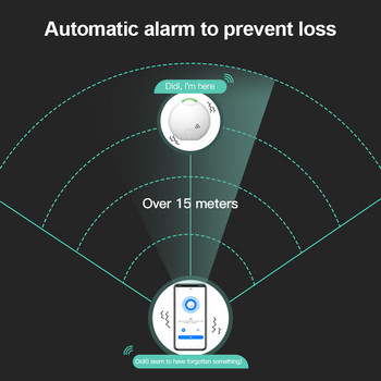 Tuya Bluetooth Tracker Smart Tag Key Finder Портфейли Luggage Dog Anti-lost IOS Android за iphone Samsung IFTTT Безжичен локатор