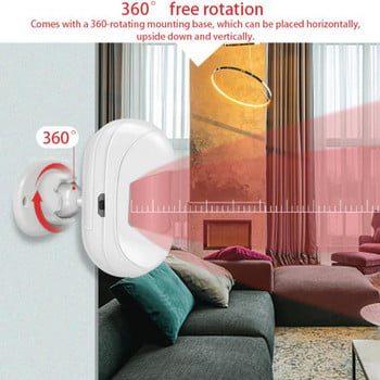 Tuya Zigbee Infrared Motion Sensor Smart Movement Human Body Detector Smart Life Προστασία ασφαλείας Αισθητήρας PIR Χρήση με πύλη