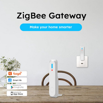 Tuya ZigBee 3.0 USB Multi-mode Gateway Интелигентен домашен мост Безжичен шлюз 2MQTT Дистанционно управление Smart Life Работа с Alexa Google