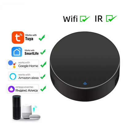 Tuya Smart IR WiFi daljinski upravljač Univerzalni infracrveni pametni kućni upravljač za TV DVD AUD AC radi s Alexa Google Home