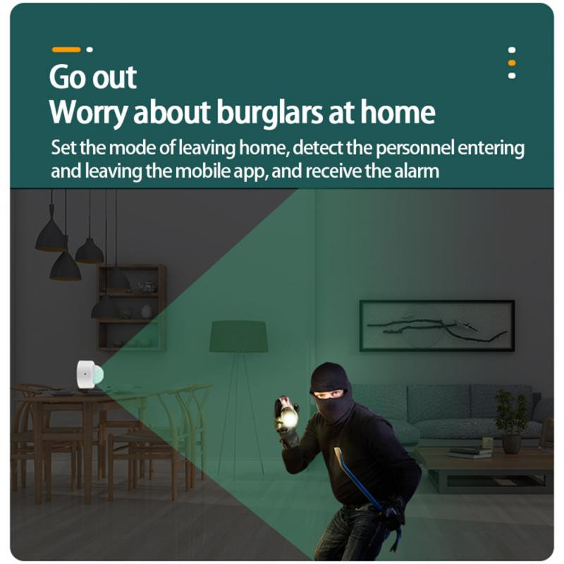 Tuya Zigbee senzor ľudského pohybu inteligentný domov PIR detektor pohybu bezpečnostný inteligentný život funguje s Alexou Google Home