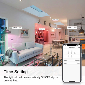 TUYA Zigbee Smart Light Colorful Smart Lamp Wireless Remote 5W Vioce Group Control Google Home Alexa Holiday Decorate
