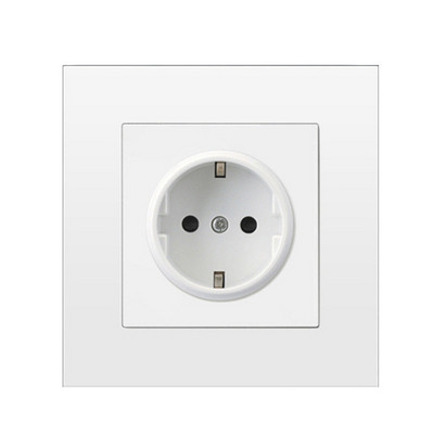 Depoguye fali típusú kettős USB tápcsatlakozó 2,1 A, elektromos aljzat fali csatlakozó USB-vel, 16 A 220 V aljzat, német EU szabvány aljzat