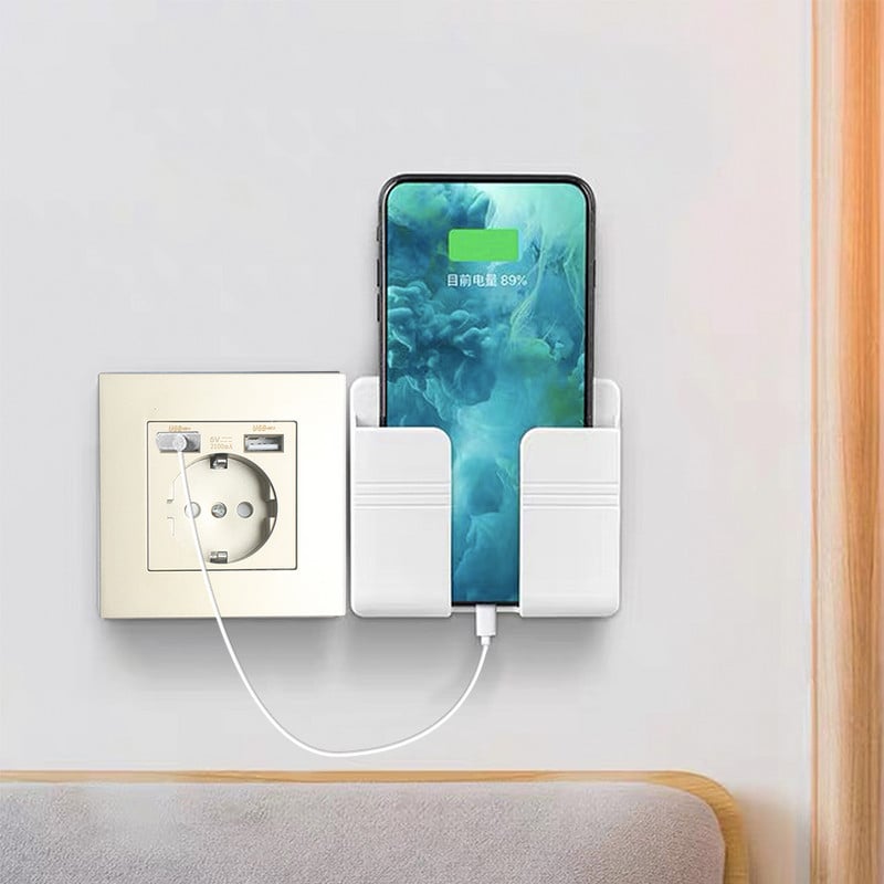 Depoguye Стенен тип Двоен USB захранващ контакт 2.1A, електрически контакт стенен щепсел с Usb, 16A 220V изход, немски ЕС стандартен контакт