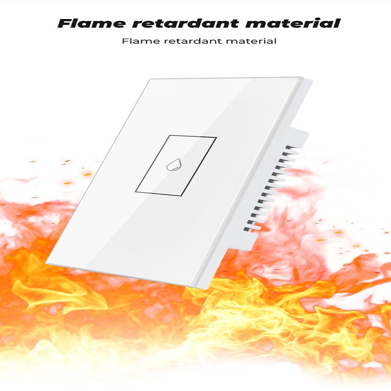 CoRui TUYA WIFI 20A Διακόπτης θερμοσίφωνα Έξυπνος ΗΠΑ Αδιάβροχος διακόπτης αφής τοίχου Τηλεχειριστήριο χρονισμού Εργασία με Google Home Alexa