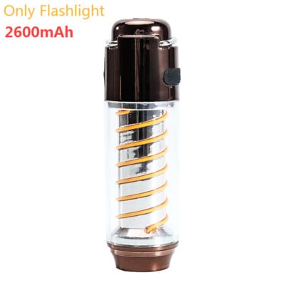 Lumină portabilă de camping, magnetică, reîncărcabilă prin USB, 3 moduri de iluminare, lanternă de camping, lanternă cu LED în aer liber, cort, consumabile pentru camping