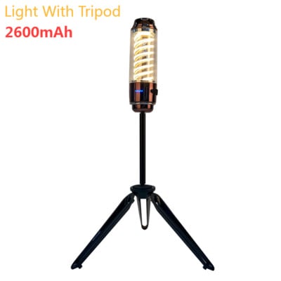 Lumină portabilă de camping, magnetică, reîncărcabilă prin USB, 3 moduri de iluminare, lanternă de camping, lanternă cu LED în aer liber, cort, consumabile pentru camping