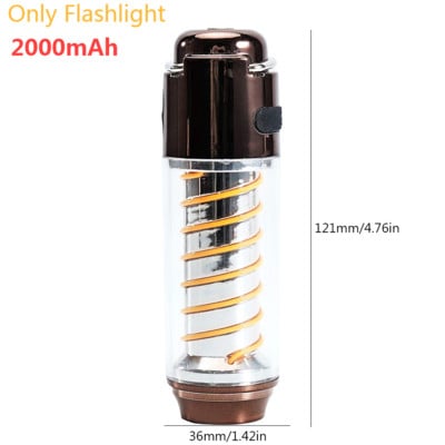 Lumină portabilă de camping, magnetică, reîncărcabilă prin USB, 3 moduri de iluminare, lanternă de camping, lanternă cu LED în aer liber, cort, consumabile pentru camping