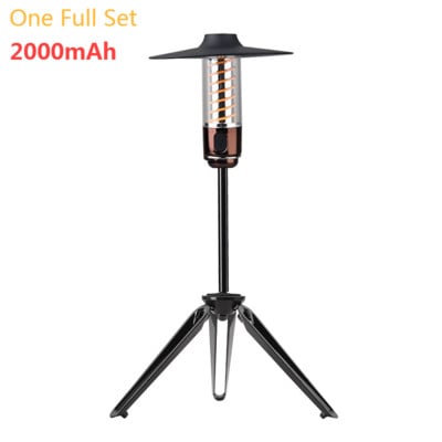 Lumină portabilă de camping, magnetică, reîncărcabilă prin USB, 3 moduri de iluminare, lanternă de camping, lanternă cu LED în aer liber, cort, consumabile pentru camping