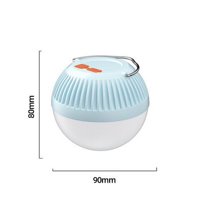 Punjiva svjetiljka za kampiranje Prijenosna svjetiljka za šator USB punjenje Prijenosna retro LED dugi vijek trajanja baterije s bankom napajanja Američki stil