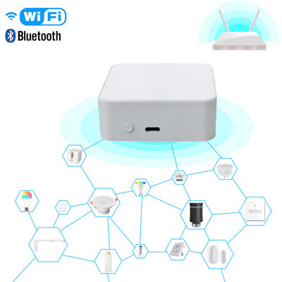 Tuya Smart Gateway ZigBee WIFI Bluetooth Smart Home Bridge Smart Life APP vezeték nélküli távirányító működik az Alexa Google Home szolgáltatással