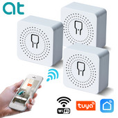 Mini comutator inteligent Wifi DIY 16A acceptă modulul de automatizare a casei inteligente de control în 2 căi funcționează cu aplicația Alexa Google Home Smart Life