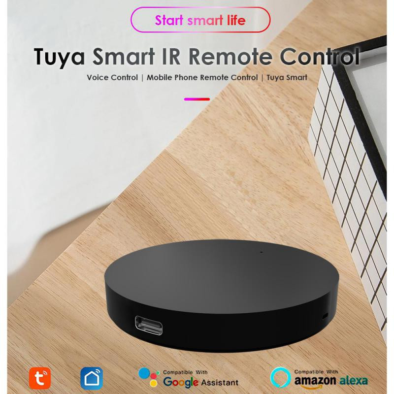 TUYA Smart IR tālvadības pults Smart WiFi Universāla infrasarkanā viedā mājas vadība televizoram DVD AUD AC darbojas ar Amz Alexa Google Home