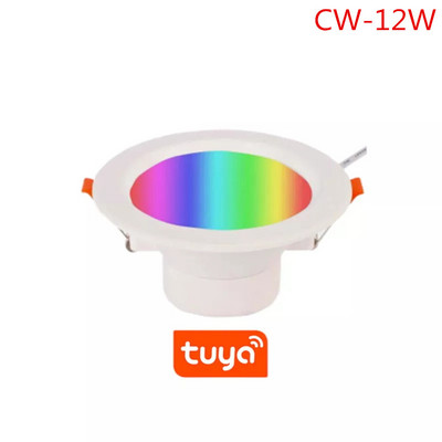 Tuya RGBW Smart WIFI LED Downlight reglabil 9W sau 12W APP Control vocal Alexa Google Home
