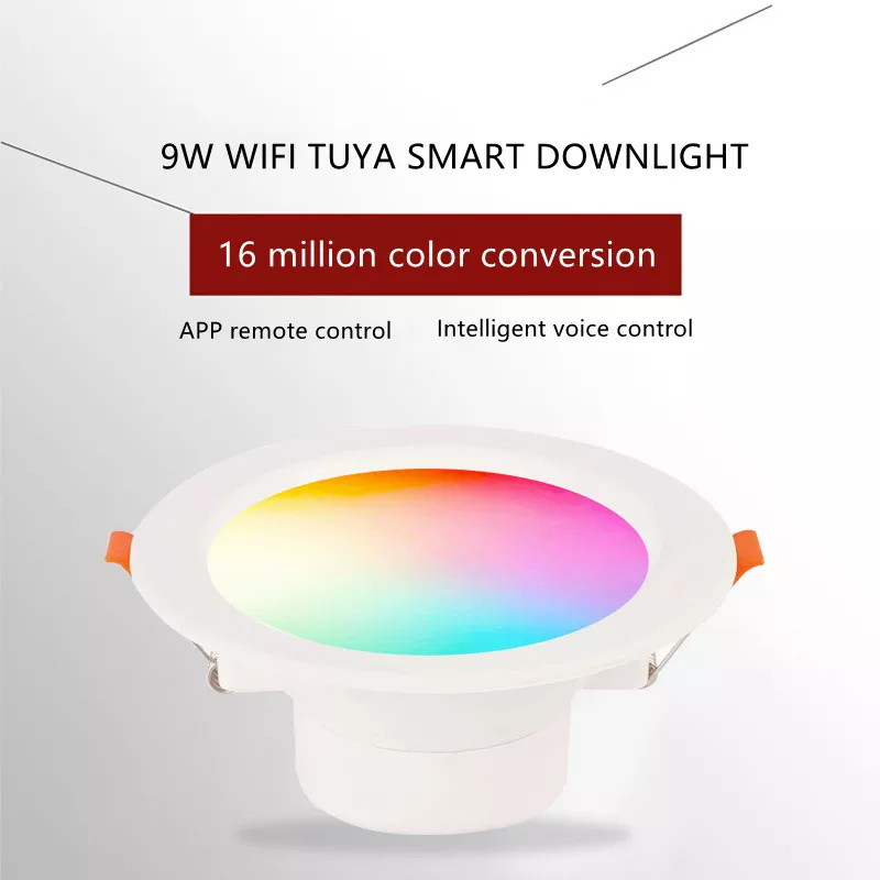 Tuya RGBW Smart WIFI LED Downlight reglabil 9W sau 12W APP Control vocal Alexa Google Home