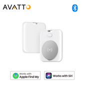 AVATTO Urmărire Dispozitiv anti-pierdere Urmărire Air Tag Key Finder Tracker pentru animale de companie Funcționează cu Apple Find My，Siri Global Positioning